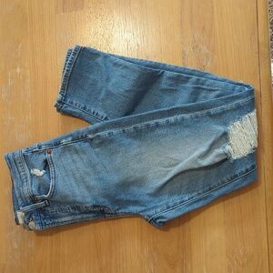 Madewell Distressed Blue Jeans